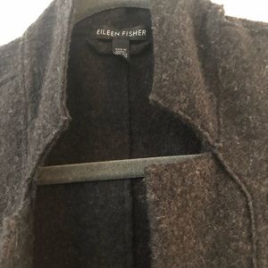 Eileen Fisher long wool vest
